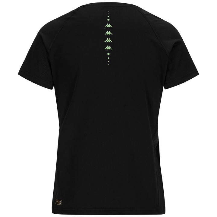 T-ShirtsTop Woman KOMBAT FIBA T-Shirt BLACK Dressed Side (jpg Rgb)		