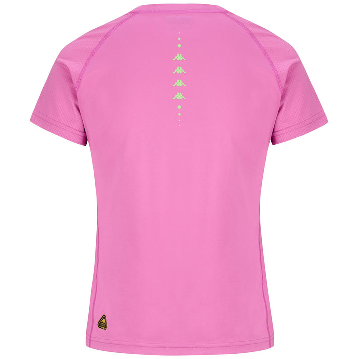 T-ShirtsTop Woman KOMBAT FIBA T-Shirt FUCHSIA ORCHID Dressed Side (jpg Rgb)		