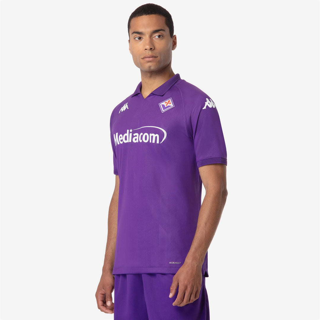 Active Jerseys Man KOMBAT PRO 2025 FIORENTINA Shirt VIOLET INDIGO Dressed Front Double		