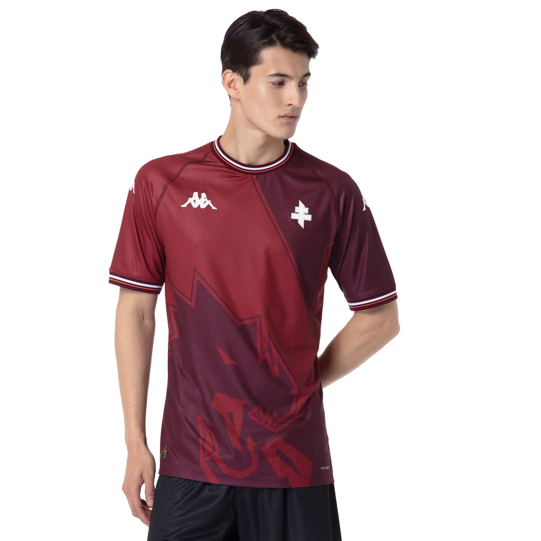 Active Jerseys Man KOMBAT PRO 2025 FC METZ Shirt RED GRANATA-RED DK Detail (jpg Rgb)			