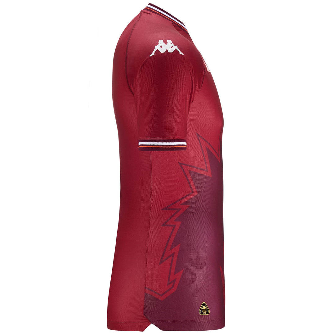 Active Jerseys Man KOMBAT PRO 2025 FC METZ Shirt RED GRANATA-RED DK Dressed Back (jpg Rgb)		