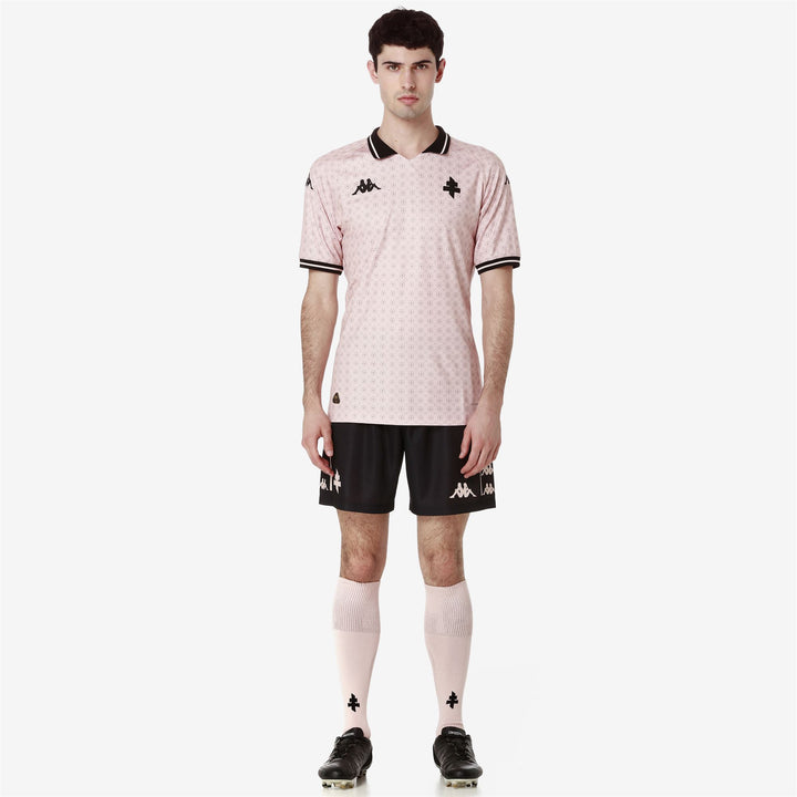 Active Jerseys Man KOMBAT PRO 2025 FC METZ Shirt PINK SKIN-BLACK Dressed Back (jpg Rgb)		