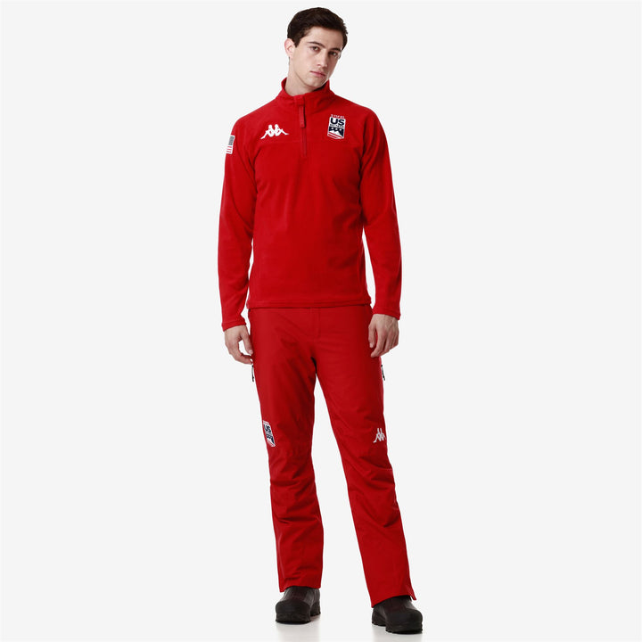 Fleece Unisex 8CENTO 818 US Jumper RED RACING Dressed Back (jpg Rgb)		