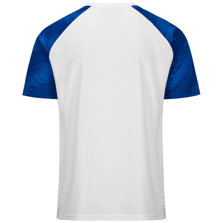 Active Jerseys Man DAVERNO BRESCIA Shirt WHITE-BLUE SAPPHIRE Dressed Side (jpg Rgb)		