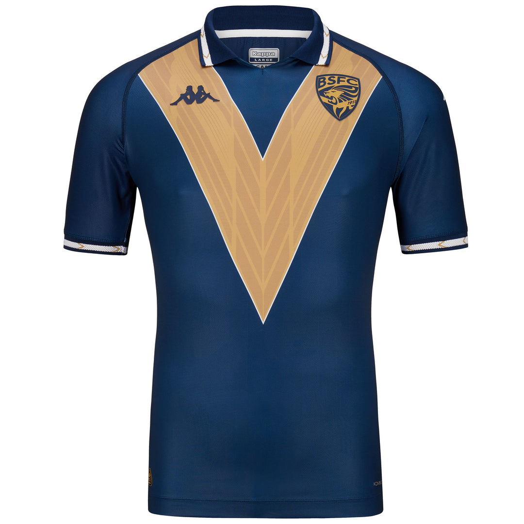 Active Jerseys Man KOMBAT PRO 2025 BRESCIA Shirt BLUE NAVY-WHITE-GOLD Photo (jpg Rgb)			