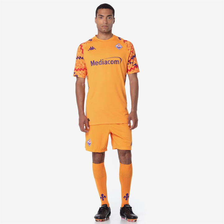 Active Jerseys Man KOMBAT GK PRO 2025 FIORENTINA Shirt ORANGE MARIGOLD Dressed Back (jpg Rgb)		