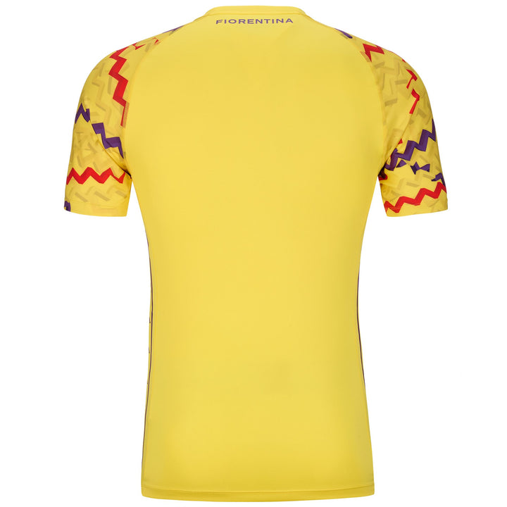 Active Jerseys Man KOMBAT GK PRO 2025 FIORENTINA Shirt YELLOW BLAZING Dressed Side (jpg Rgb)		