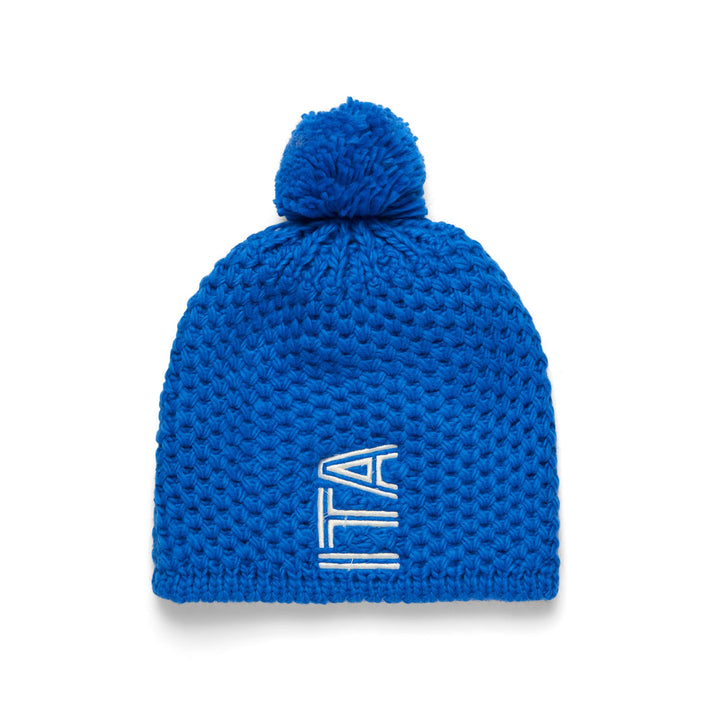 Headwear Unisex FLOCK ITA Hat BLUE BRILLIANT Dressed Front (jpg Rgb)	