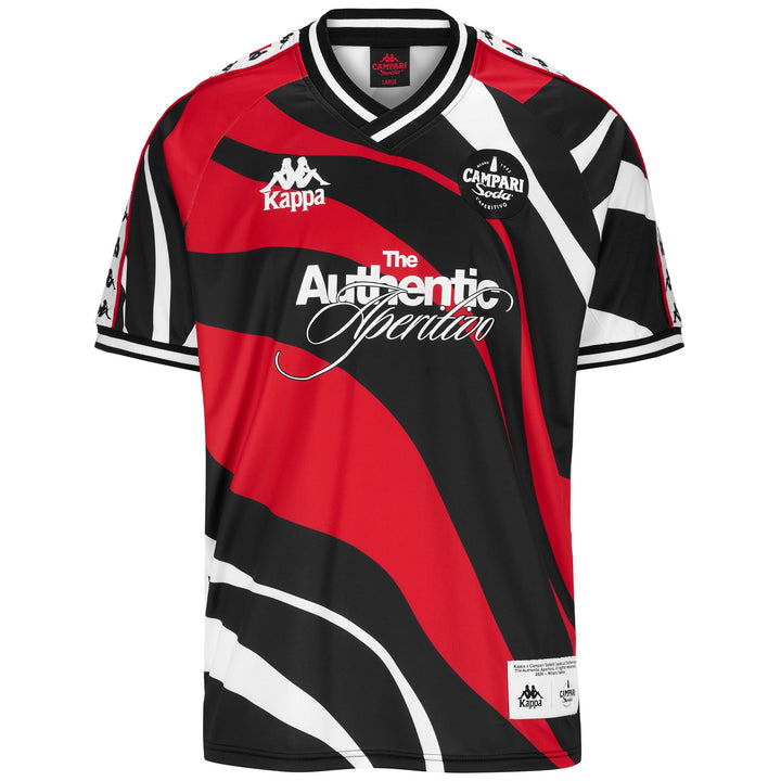 Active Jerseys Man AUTHENTIC STRIA CAMPARI SODA Shirt WHITE - BLACK Photo (jpg Rgb)			