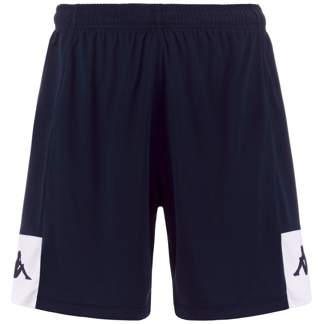 Shorts Man KAPPA4FOOTBALL DAGGO Sport  Shorts BLUE MARINE - WHITE Photo (jpg Rgb)			