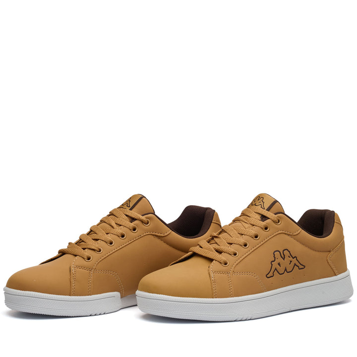 Sneakers Unisex LOGO ADENIS 2 Low Cut YELLOW TAN-BROWN DK Detail (jpg Rgb)			