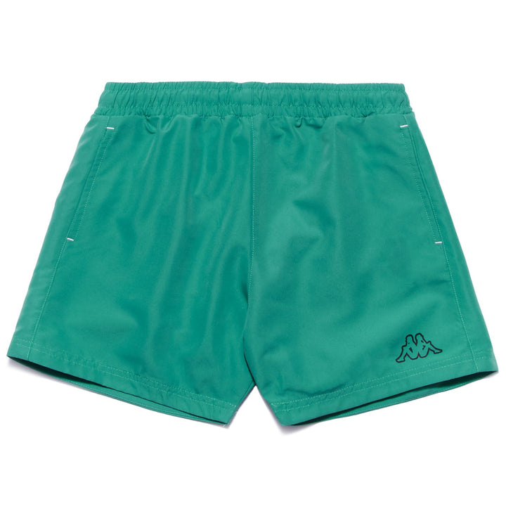 Bathing Suits Boy LOGO BUSSOLIN KID Swimming Trunk GREEN LAGOON Photo (jpg Rgb)			