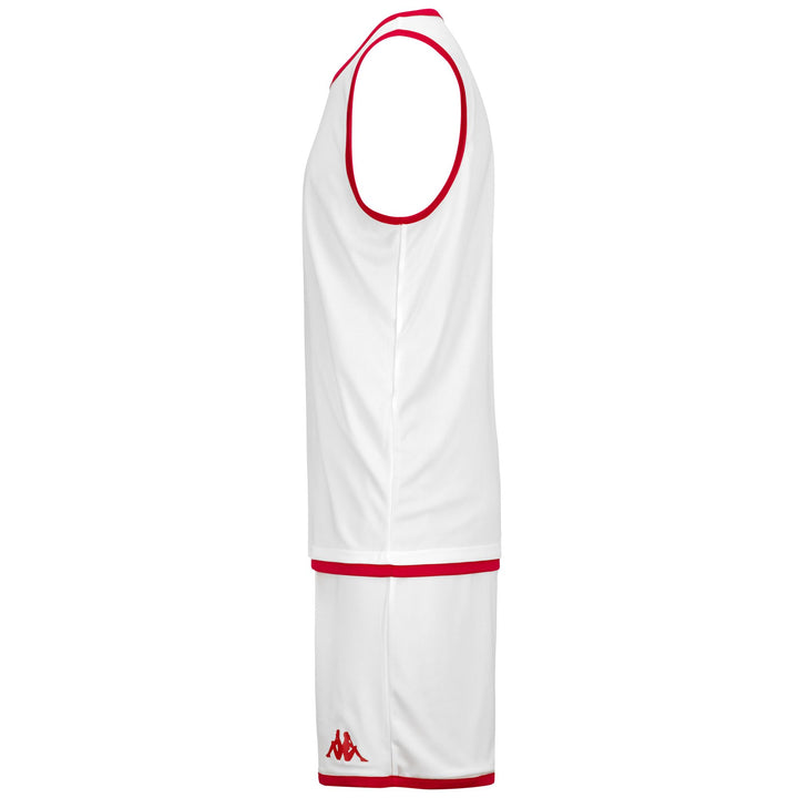 SETS Man KAPPA4BASKET DANCOSI Shorts / Tank RED-WHITE Detail (jpg Rgb)			