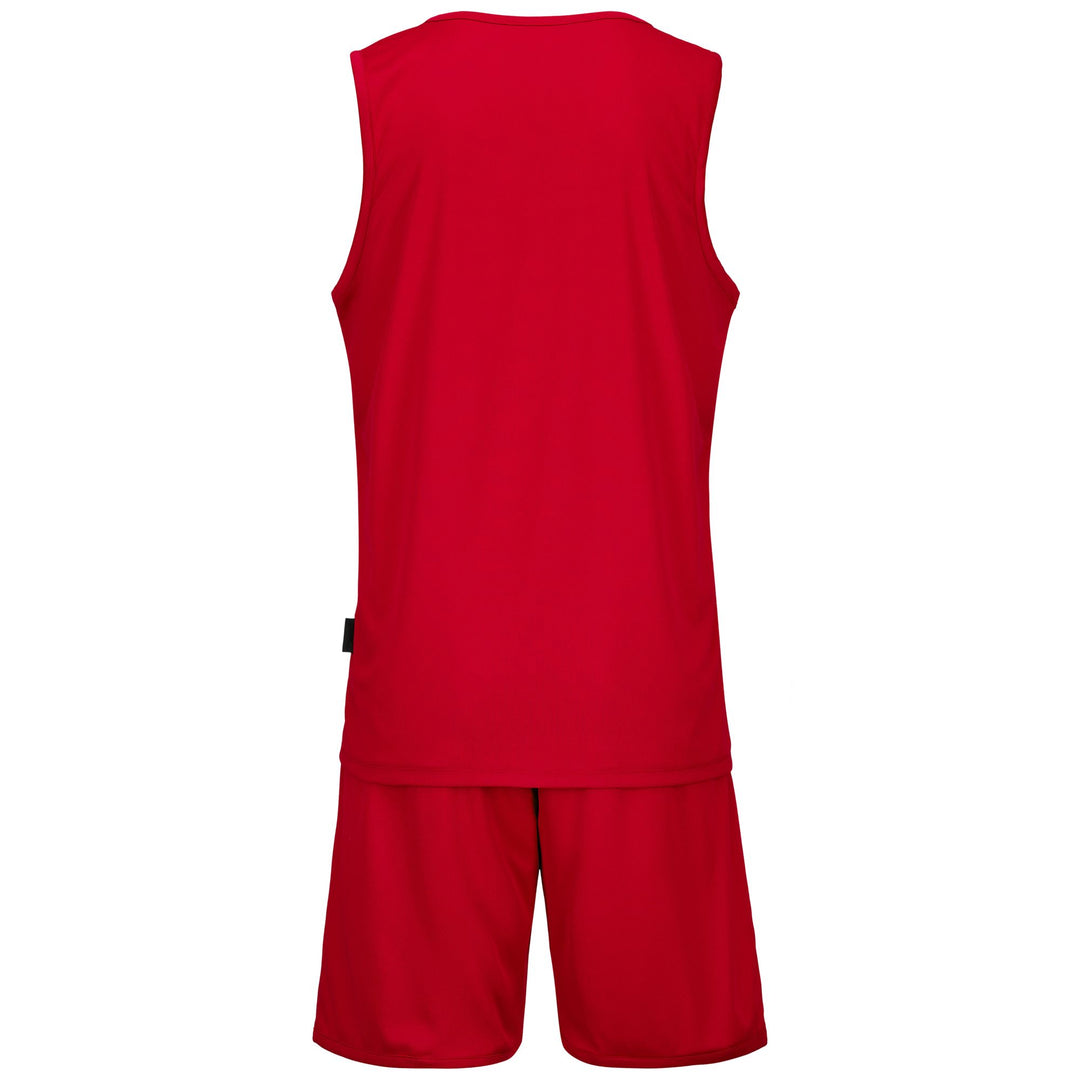 SETS Man KAPPA4BASKET DANCOSI Shorts / Tank RED-WHITE Dressed Side (jpg Rgb)		