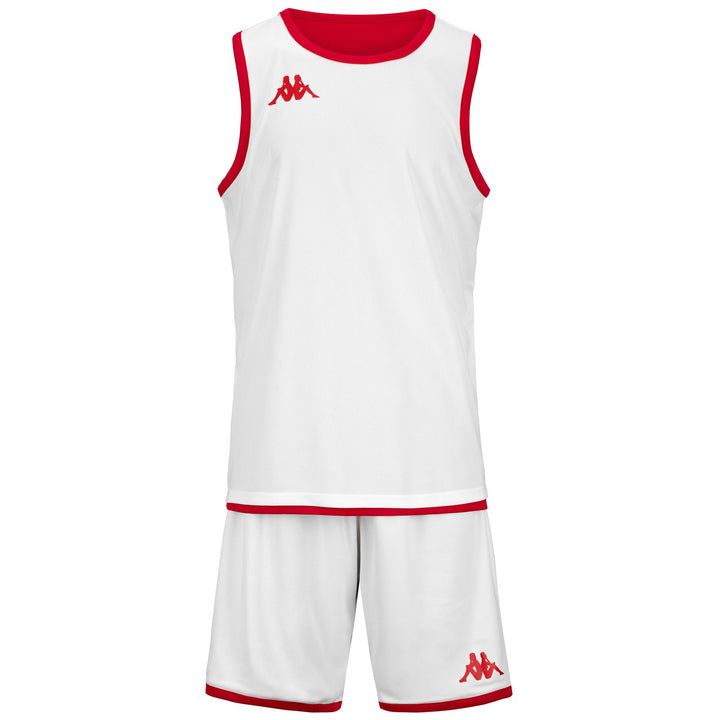 SETS Man KAPPA4BASKET DANCOSI Shorts / Tank RED-WHITE Dressed Back (jpg Rgb)		