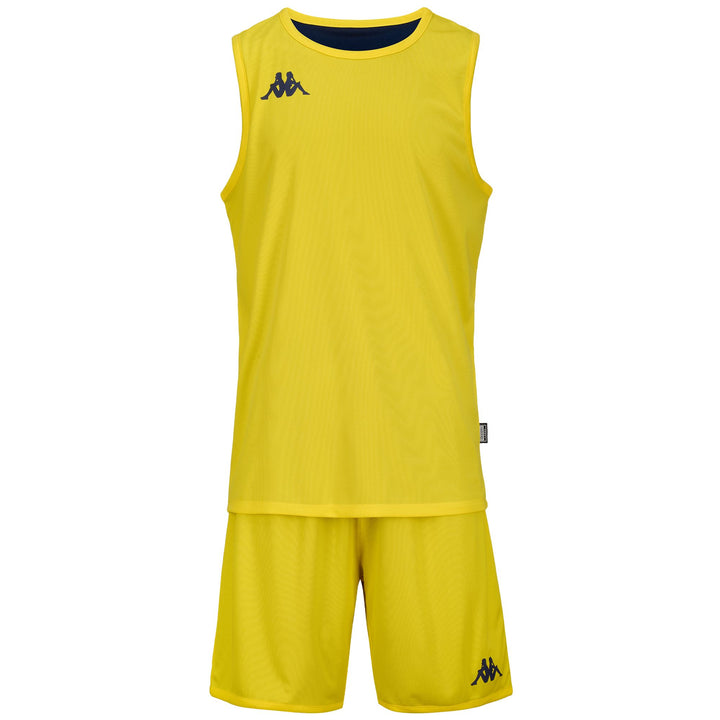 SETS Man KAPPA4BASKET DANCOSI Shorts / Tank YELLOW-BLUE OCEAN Photo (jpg Rgb)			