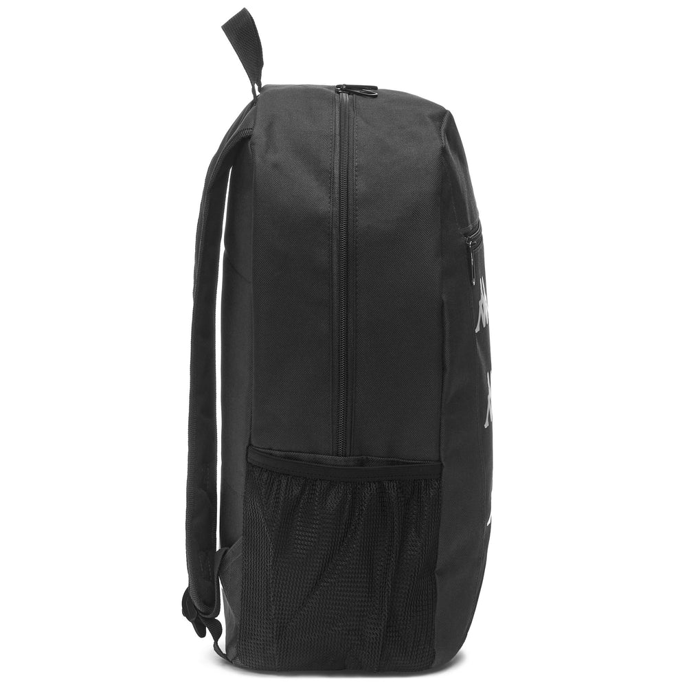 Bags Unisex KAPPA4FOOTBALL GELIA Backpack BLACK Dressed Front (jpg Rgb)	