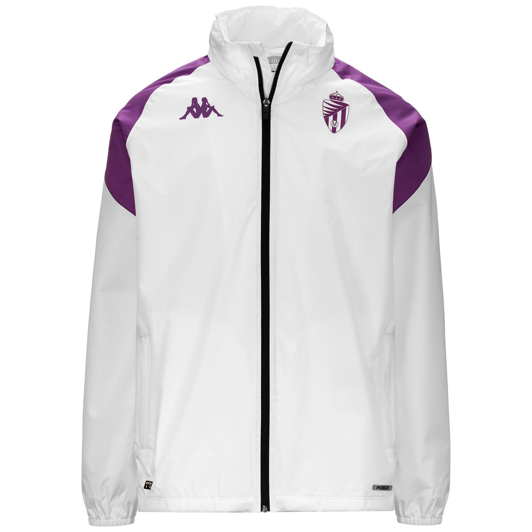 Jackets Man ADVERZIP PRO 7 VALLADOLID Mid WHITE - BRIGHT VIOLET Photo (jpg Rgb)			