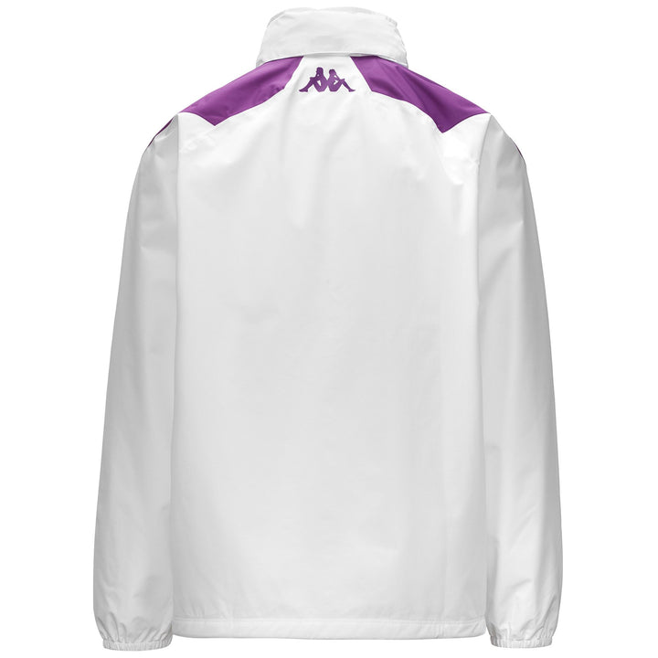 Jackets Man ADVERZIP PRO 7 VALLADOLID Mid WHITE - BRIGHT VIOLET Dressed Side (jpg Rgb)		