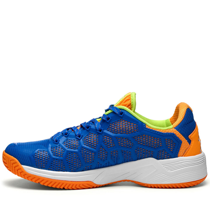 Sport Shoes Unisex KAGE Low Cut BLUE ROYAL-NEON GREEN Dressed Side (jpg Rgb)		