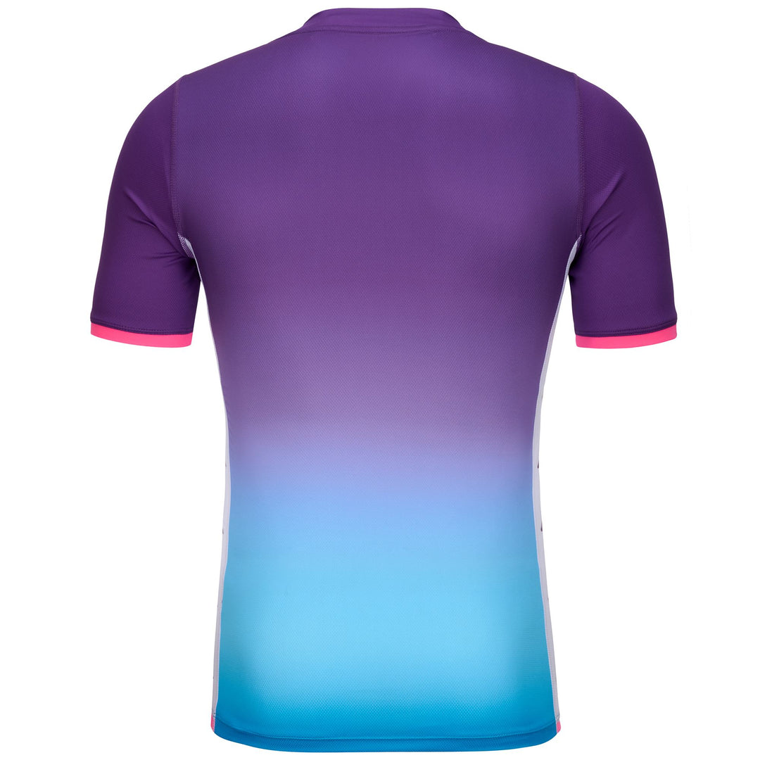 Active Jerseys Man KOMBAT PRO 2024 VALLADOLID Shirt VIOLET MD - BLUE SKY - FUCHSIA Dressed Side (jpg Rgb)		