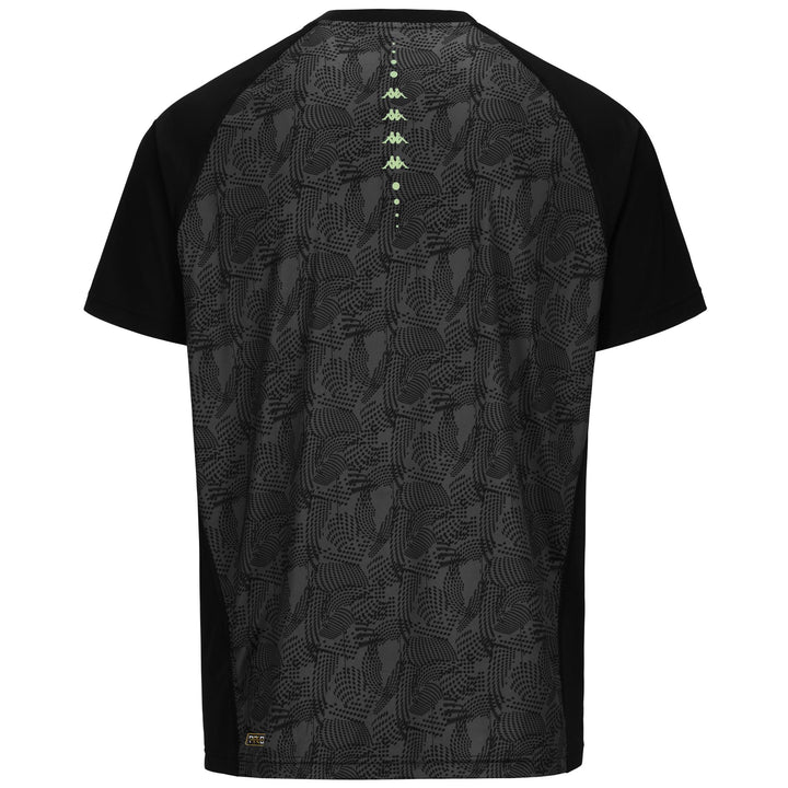 Active Jerseys Man KOMBAT FILO Shirt BLACK PURE - GREY BEAUTY - BLACK Dressed Side (jpg Rgb)		