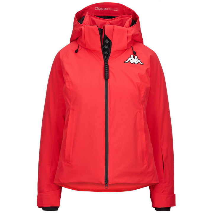 Jackets Woman 8CENTO 810 Mid RED HIBISCUS - BLACK Photo (jpg Rgb)			