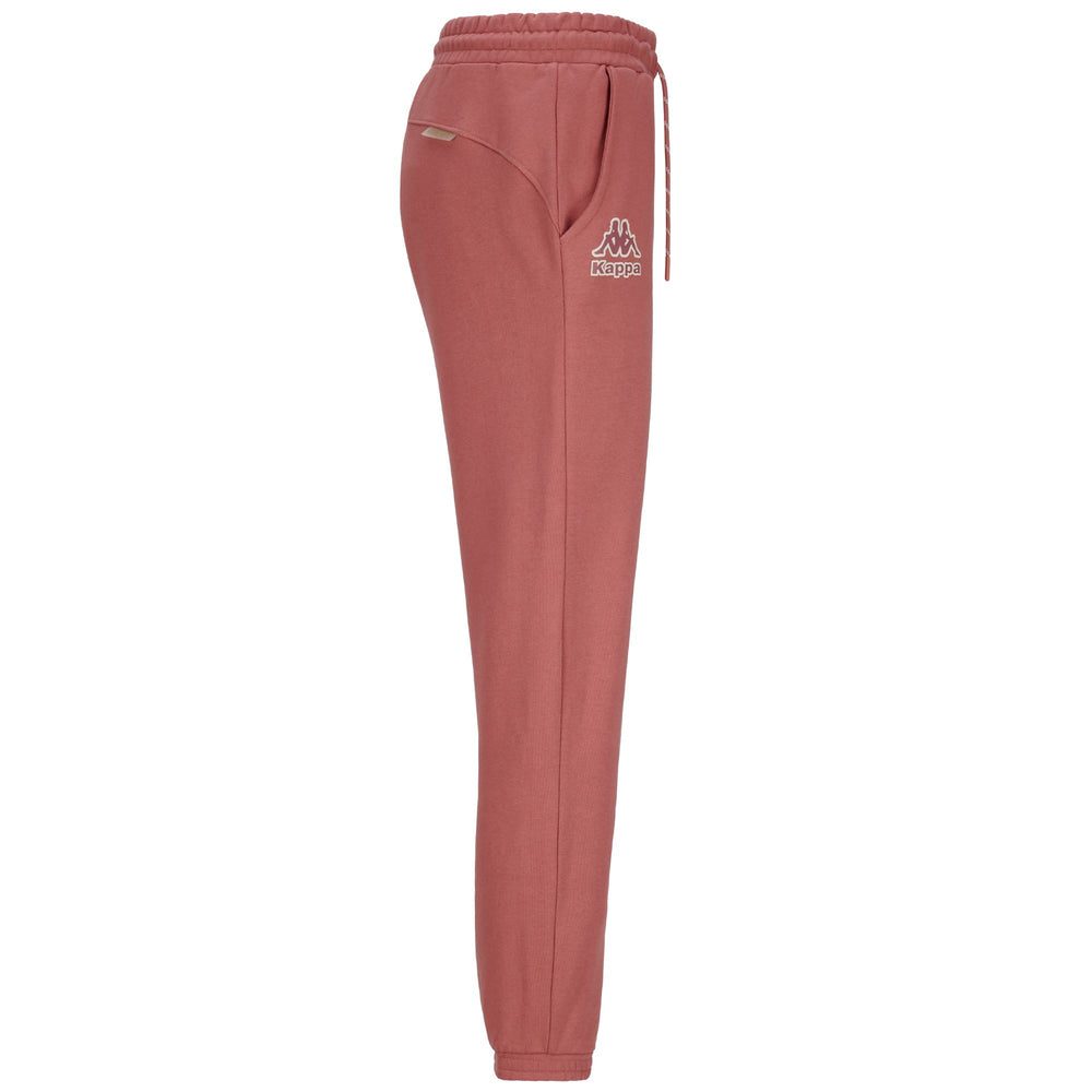 Pants Woman LOGO FRES Sport Trousers PINK CINDER Dressed Front (jpg Rgb)	