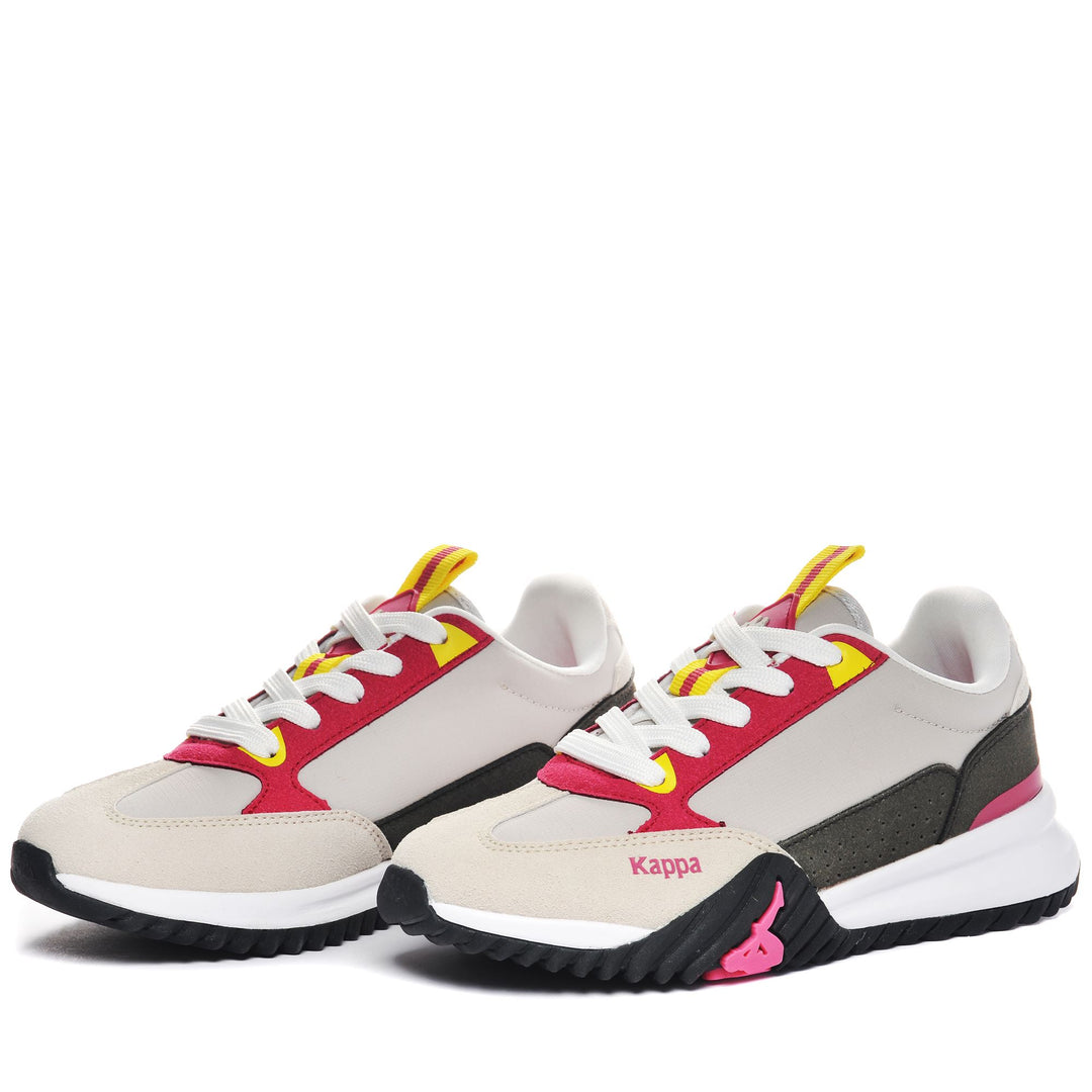 Sneakers Kid unisex AUTHENTIC ARKLOW 1 KID Low Cut GREY-GREY GRANITE-RED RASPBERRY Detail (jpg Rgb)			