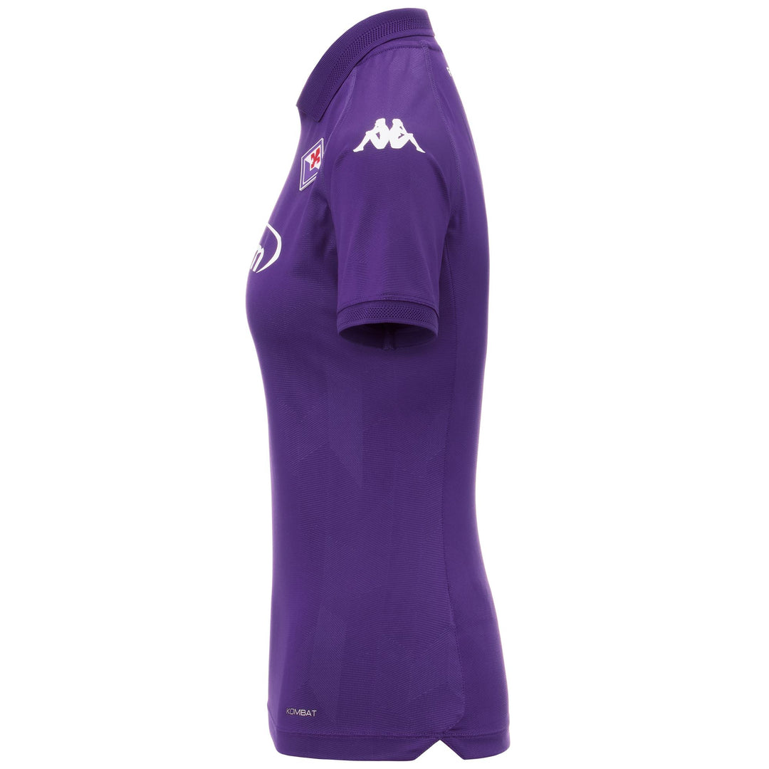 Active Jerseys Woman KOMBAT LADY PRO 2025 FIORENTINA Shirt VIOLET INDIGO Dressed Back (jpg Rgb)		