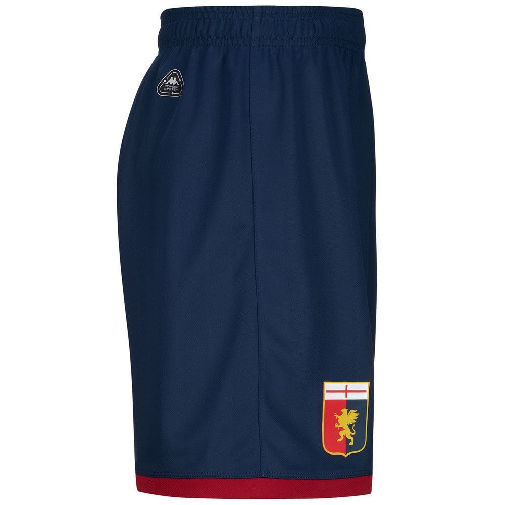 Shorts Man KOMBAT RYDER GENOA Sport Shorts BLUE DK-RED DK DAHLIA Dressed Front (jpg Rgb)	