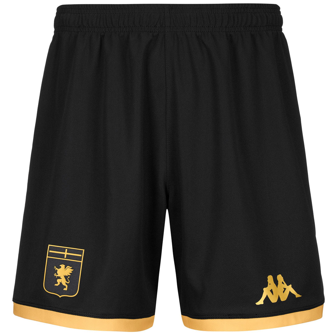 Shorts Man KOMBAT RYDER GENOA Sport Shorts BLACK-YELLOW GOLD RICH Photo (jpg Rgb)			