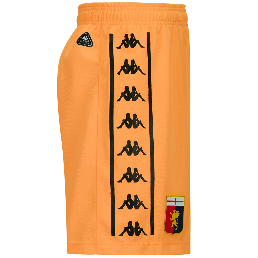 Shorts Man KOMBAT RYDER GENOA Sport Shorts NEON ORANGE Dressed Front (jpg Rgb)	