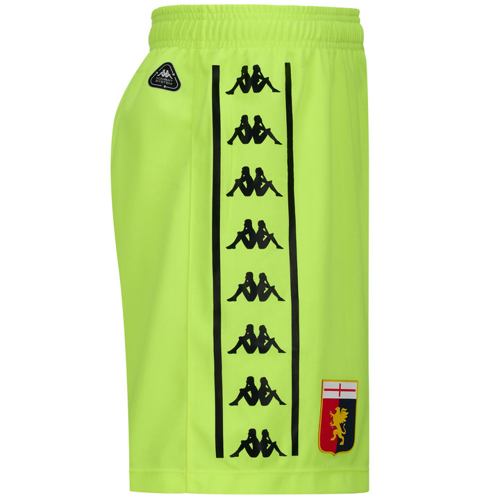 Shorts Man KOMBAT RYDER GENOA Sport Shorts NEON YELLOW Dressed Front (jpg Rgb)	