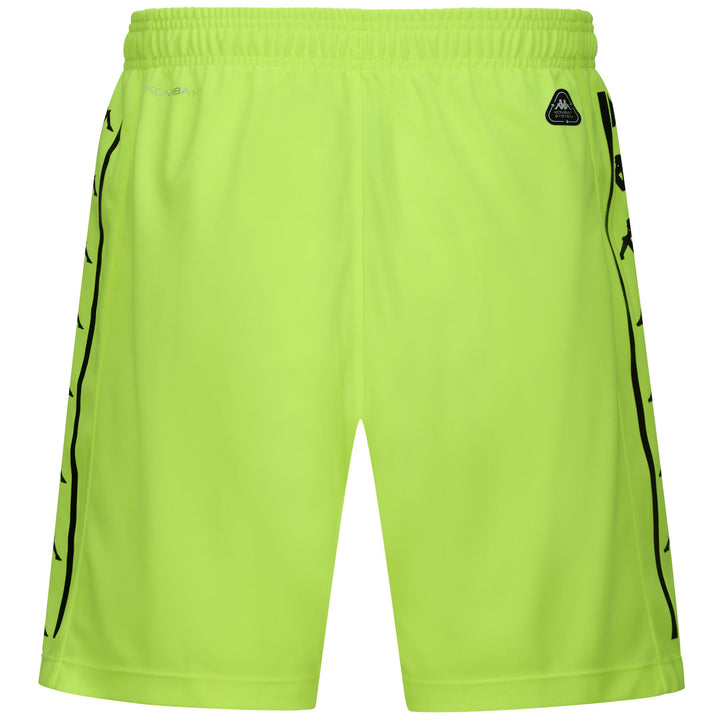 Shorts Man KOMBAT RYDER GENOA Sport Shorts NEON YELLOW Dressed Side (jpg Rgb)		