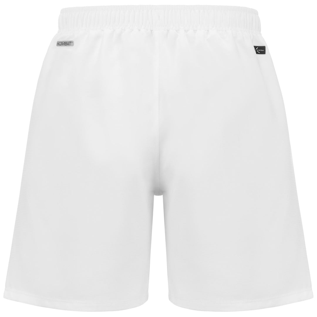 Shorts Man KOMBAT RYDER SSC BARI Sport Shorts WHITE Dressed Side (jpg Rgb)		