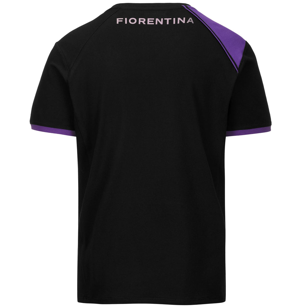 T-ShirtsTop Man AMIRY FIORENTINA T-Shirt BLACK-VIOLET INDIGO Dressed Side (jpg Rgb)		