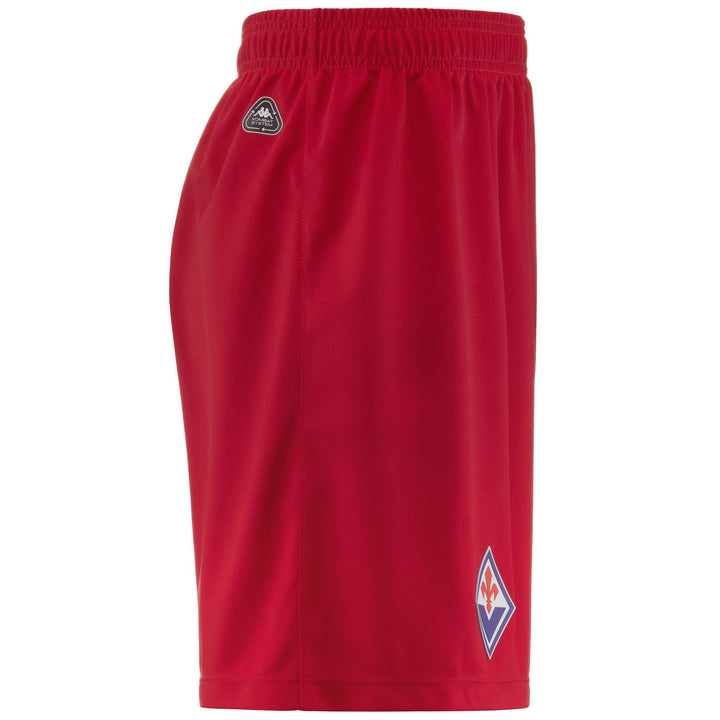 Shorts Man KOMBAT RYDER FIORENTINA Sport Shorts RED Dressed Front (jpg Rgb)	