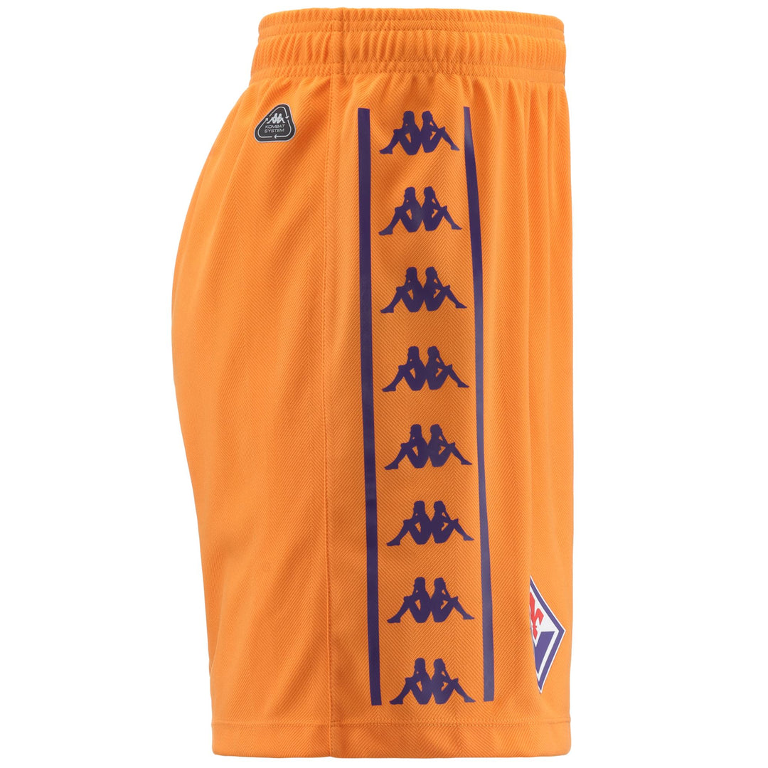 Shorts Man KOMBAT RYDER FIORENTINA Sport Shorts ORANGE MARIGOLD Dressed Front (jpg Rgb)	