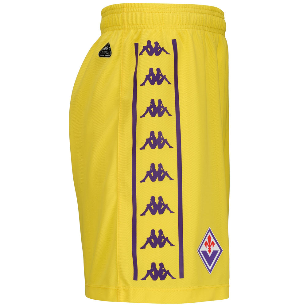 Shorts Man KOMBAT RYDER FIORENTINA Sport Shorts YELLOW BLAZING Dressed Front (jpg Rgb)	