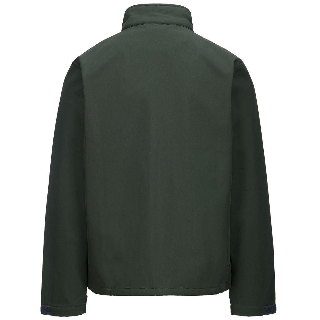 Jackets Man LOGO DIRO Short GREEN BLACKISH Dressed Side (jpg Rgb)		