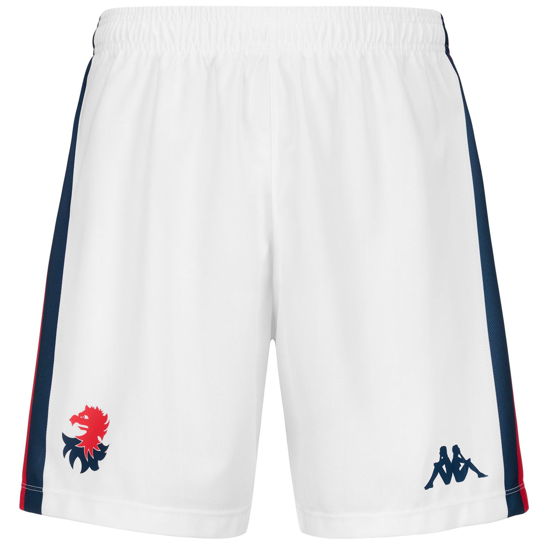 Shorts Man KOMBAT RYDER GENOA Sport Shorts WHITE-RED-BLUE DK Photo (jpg Rgb)			