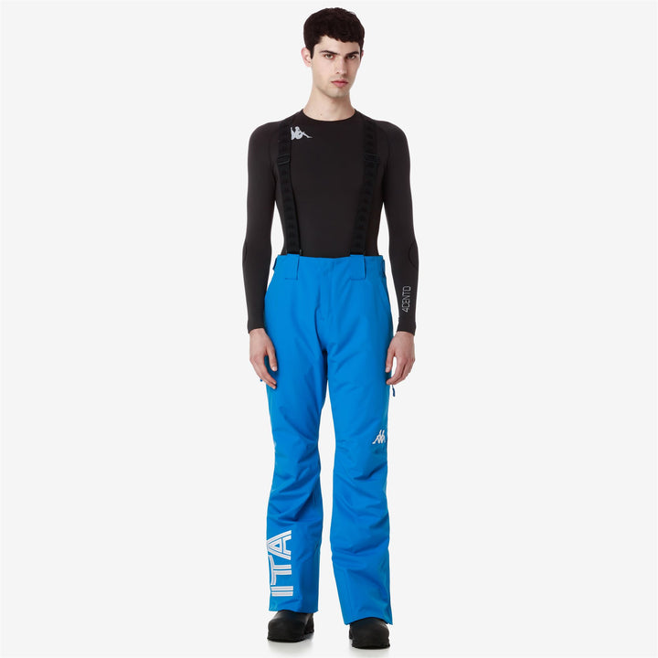 Pants Man 6CENTO 622A HZ ITA Sport Trousers BLUE BRILLIANT Dressed Back (jpg Rgb)		