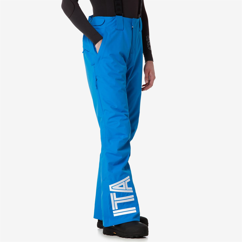 Pants Man 6CENTO 622A HZ ITA Sport Trousers BLUE BRILLIANT Dressed Front Double		