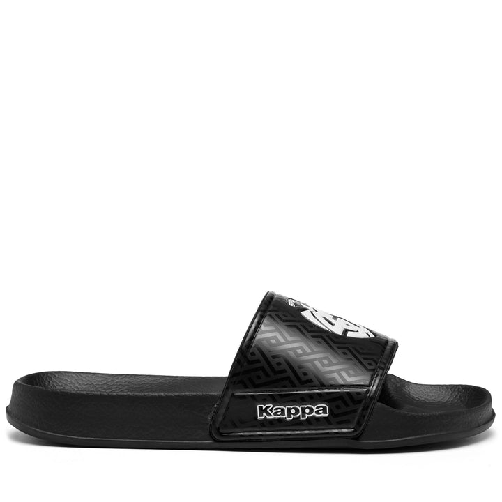 Flip-Flops Unisex NOLES SPEZIA Stripe BLACK-WHITE Photo (jpg Rgb)			