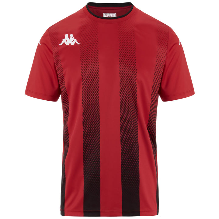 Active Jerseys Man KAPPA4FOOTBALL BUGO Shirt RED CHINESE - BLACK Photo (jpg Rgb)			