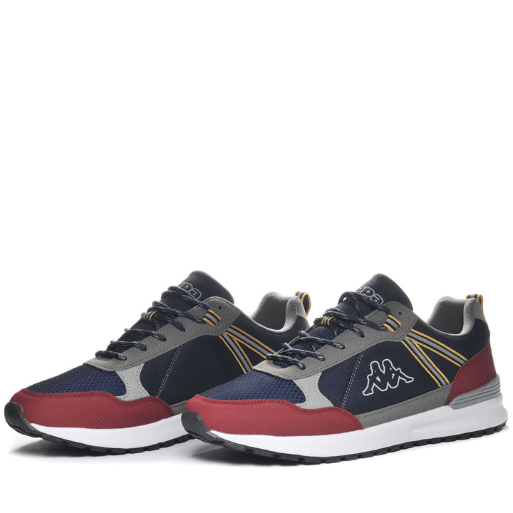 Sneakers Man LOGO ANTOR Low Cut BLUE MARINE-GREY MD-RED DK Detail (jpg Rgb)			