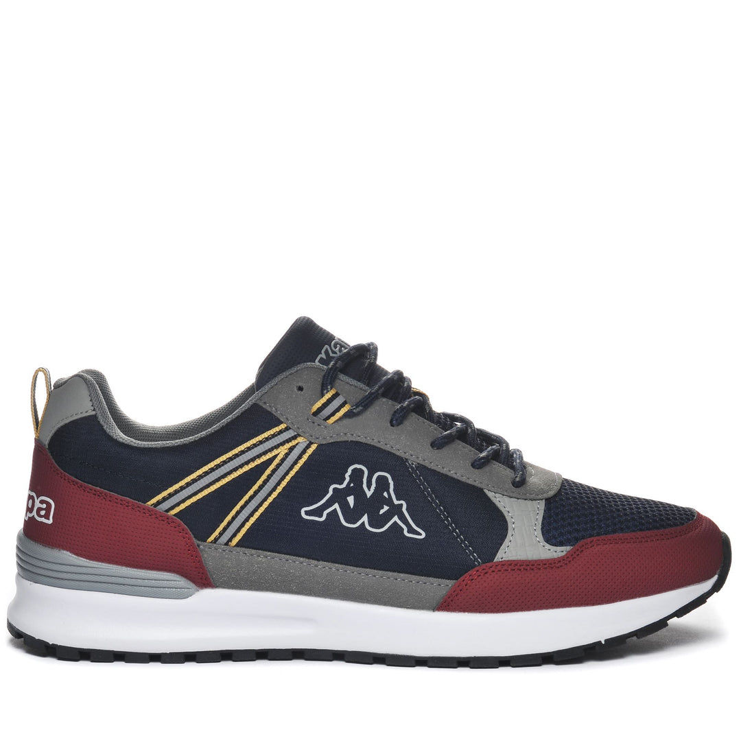 Sneakers Man LOGO ANTOR Low Cut BLUE MARINE-GREY MD-RED DK Photo (jpg Rgb)			