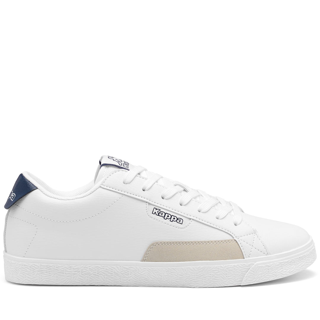 Sneakers Man LOGO ASTRID 3 Low Cut WHITE-BLUE NAVY Photo (jpg Rgb)			