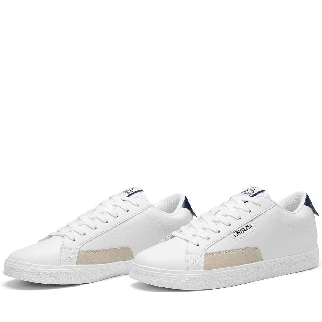 Sneakers Man LOGO ASTRID 3 Low Cut WHITE-BLUE NAVY Detail (jpg Rgb)			